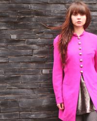 Look n° 35 _ Pink & velvet