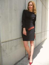 total  black, my peplum vintage