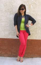 Bright Skinny Jeans and a Personal Trainer
