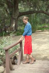 {Look Book} Chambray + Red