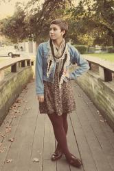 Florals & Light Washed Denim
