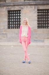 OUTFIT: Embroidered Blue Loafers