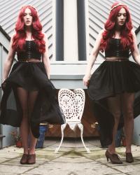 Cherries and licorice.