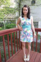 Completed: Floral Minidress