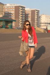 Picnic on the seafront