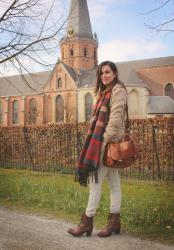 Double Denim, Big Scarf