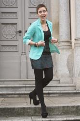 mint blazer