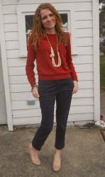 Bundled Up Spring Outfit and an Award