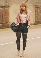 Ma petite veste en tweed rose !