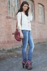 Blouse et creepers