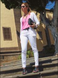 White & Pink