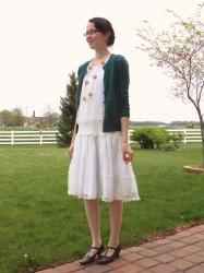 What I Wore - Downton Abbey Inspired {Lady Mary Crawley}