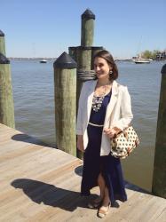 Two Ways: White Blazer