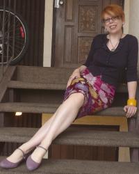 Apr 17th - Outfit #14 - Purple Feet and Cat Whispering