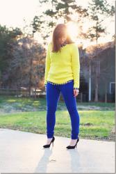 My Choice of Outfit of the week - Bold colors!