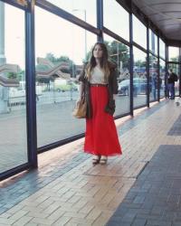 Outfit Post - Red Skirt