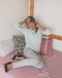 Look 64:  Pastel & Pailettes