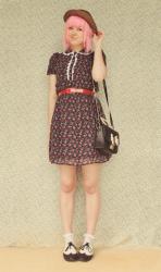 A quick & easy DIY - Lace collar dress update