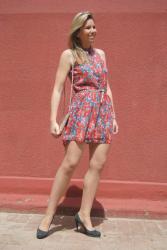 Vestido floral (Tail Hem IV)