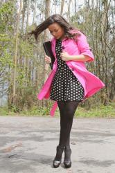 Pink trench