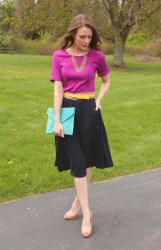 4 Ways to Wear ~ Midi Skirt