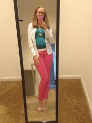 ANOTHER COLOR BLOCKING WORK OUTFIT/PLUS A&A THURSDAY