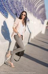 GREY + SOFT PINK