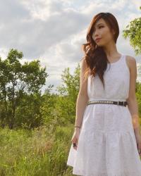 Eyelet dress