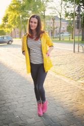 Yellow, Stripes, Pink