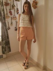 shorts and ruffles