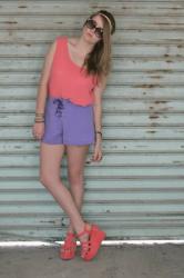 Mon petit short violet ou Mes envies 80's
