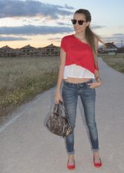 Red and pink