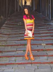 Collaboration with Andrea Morando's stores: Missoni dress
