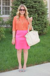 Pink, Orange, and Stripes
