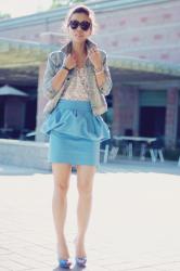 Denim & Peplum