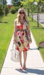 Anthro Floral Dress