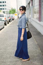 Striped Maxi Dress