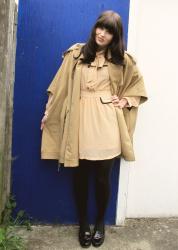 Trench Cape and Cape Dress
