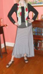 What I Wore: High-Low Skirt