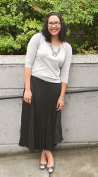 Black Skirt # 6: Not a Midi, Not Quite a Maxi