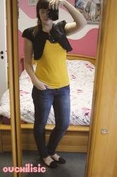 Tenue du jour : black and yellow