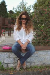 white shirt