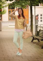 Gold and Pastels