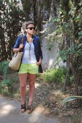 Shorts amarillos