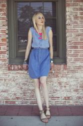 Current Look: DIY Denim Dress