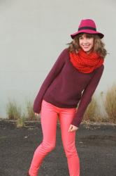 Day 22: in which Corinne does colourblocking