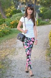 SHEINSIDE floral pants