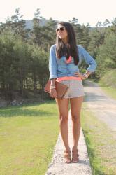 Shorts flores