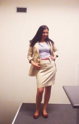 Preppy Chic, Pencil-Skirted.
