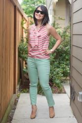 Bow Cami and Mint